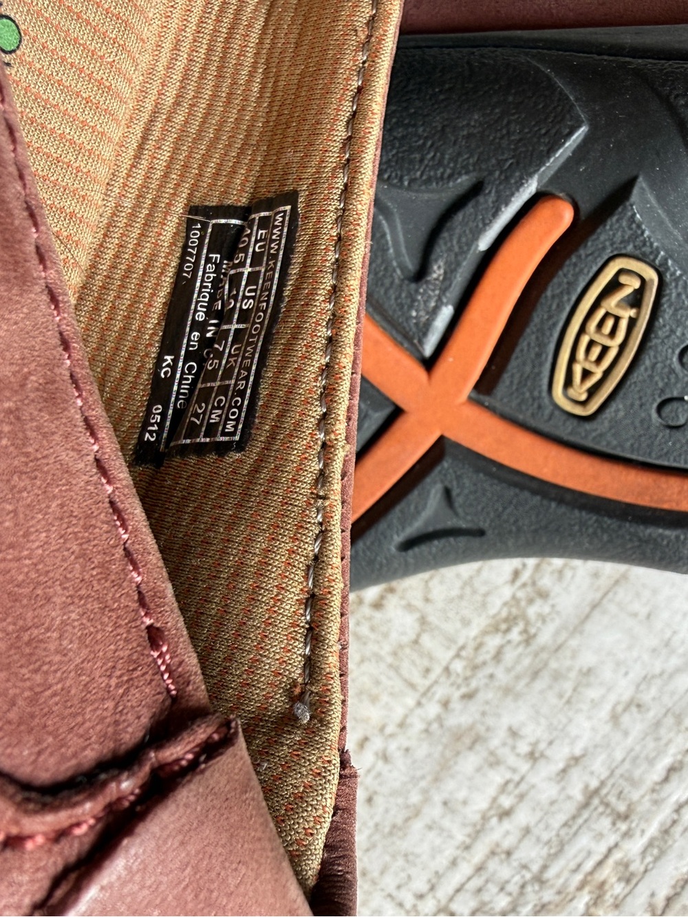 Keen Sterling City Mary Jane Slip On Loafers Brown Rust Suede Women's Size 10 - Picture 4 of 5